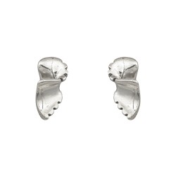 Brinco Claudia Arbex Line Organic Prata Vintage