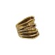 Anel Claudia Arbex Line Organic Ouro Vintage