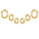 Brinco Nádia Gimenes Peão Kit Piercing Dourado