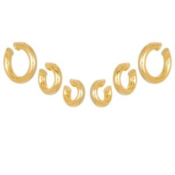 Brinco Nádia Gimenes Peão Kit Piercing Dourado