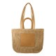 Bolsa Maria Chic Acessórios Ivi Palha Caramelo