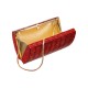 Bolsa Maria Chic Acessórios Clutch Retangular Cristais Vermelho