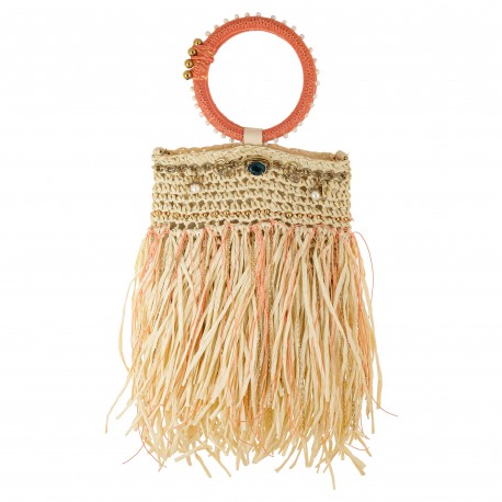 Bolsa Maria Chic Acessórios Sorrento D'oro Palha Ouro Velho
