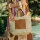 Bolsa Maria Chic Acessórios Ivi Palha Bege