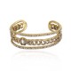 Pulseira Claudia Arbex Rock Lovers Bracelete Ouro Vintage