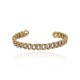 Pulseira Claudia Arbex Rock Lovers Bracelete Ouro Vintage