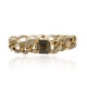 Pulseira Claudia Arbex Rock Lovers Cristais Ouro Vintage