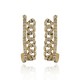 Brinco Claudia Arbex Rock Lovers Cristais Ouro Vintage