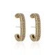 Brinco Claudia Arbex Rock Lovers Cristais Ouro Vintage