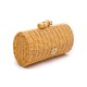 Bolsa Isla Cluth Baguete Rattan Natural