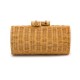 Bolsa Isla Cluth Baguete Rattan Natural