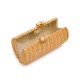 Bolsa Isla Cluth Baguete Rattan Natural
