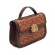 Bolsa Isla Sirena Mini Baguete Monograma Canvas Caramelo