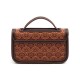 Bolsa Isla Sirena Mini Baguete Monograma Canvas Caramelo