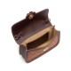 Bolsa Isla Sirena Mini Baguete Monograma Canvas Caramelo