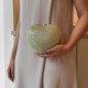 Bolsa Maria Chic Acessórios Clutch Coração Dourado