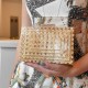 Bolsa Maria Chic Acessórios Clutch Tita Acrílico Vime