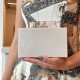 Bolsa Empório MP Clutch Tita Acrílico Champagne