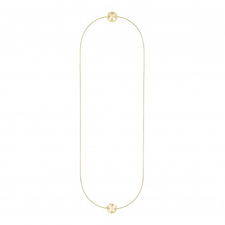Colar Hector Albertazzi Collab A Herchcovitch Longo Ouro Vintage