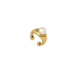 Brinco Hector Albertazzi Collab A Herchcovitch Único Ouro Vintage