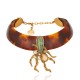 Colar Camila Klein Onda do Tirreno Choker Mesclado Ouro Velho