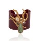 Pulseira Camila Klein Onda do Tirreno Vinho Ouro Velho