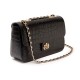 Bolsa Isla Anne Jumbo Couro Natural Croco Preto