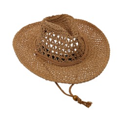 Chapéu Maria Chic Acessórios Palha Boho Camel