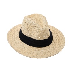 Chapéu Maria Chic Acessórios Palha Fedora Natural