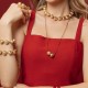 Colar Hector Albertazzi Collab A Herchcovitch Longo Ouro Vintage