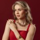 Colar Claudia Arbex Waves Conceito Ouro Vintage