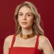 Colar Choker Rebeca Yang Ouro Velho