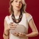 Anel Camila Klein Elvira Vazado Triângulos Ouro Velho