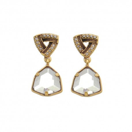 Brinco Estela Geromini Isla Design Ouro
