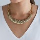 Colar Estela Geromini Nuances Choker Design Ouro