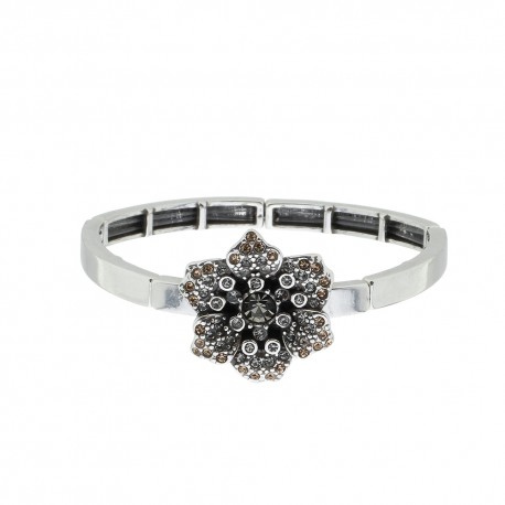 Pulseira Estela Geromini Magnolia Design Prata