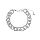 Pulseira Estela Geromini Catene Geométrica Prata