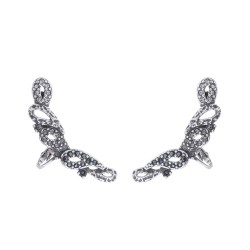 Brinco Estela Geromini Bossa Ear Cuff Prata