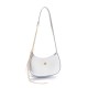 Bolsa Isla Forever Shoulder Bag Max Croco Caviar Prata