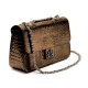 Bolsa Isla Anne Jumbo Couro Natural Croco Bronze