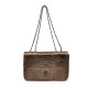 Bolsa Isla Anne Jumbo Couro Natural Croco Bronze