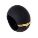 Pulseira Nádia Gimenes Pigmento Bracelete Bold Preto Dourado
