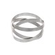 Pulseira Luiza Rogi Una Metal Entrelaçado Prata Envelhecida
