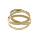 Pulseira Luiza Rogi Una Metal Entrelaçado Ouro Envelhecido