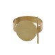 Pulseira Luiza Rogi Una Redonda Metal Ouro Envelhecido