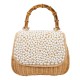 Bolsa Empório MP Rattan Pérolas Natural