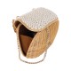Bolsa Empório MP Rattan Pérolas Natural