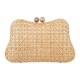 Bolsa Empório MP Wicker Clutch Rattan Natural