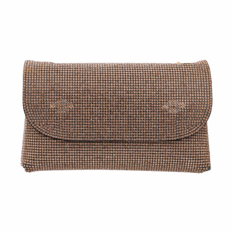 Bolsa Empório MP Mini Bag Cristais Dourada