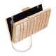 Bolsa Maria Chic Acessórios Clutch Tita Acrílica Rose